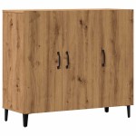vidaXL Dulap, stejar artizanal, 90x34x80 cm, lemn prelucrat