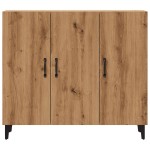 vidaXL Dulap, stejar artizanal, 90x34x80 cm, lemn prelucrat