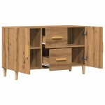 vidaXL Dulap, stejar artizanal, 100x36x60 cm, lemn prelucrat vidaXL Dulap, stejar artizanal, 100x36x60 cm, lemn prelucrat