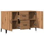 vidaXL Dulap, stejar artizanal, 100x36x60 cm, lemn prelucrat vidaXL Dulap, stejar artizanal, 100x36x60 cm, lemn prelucrat