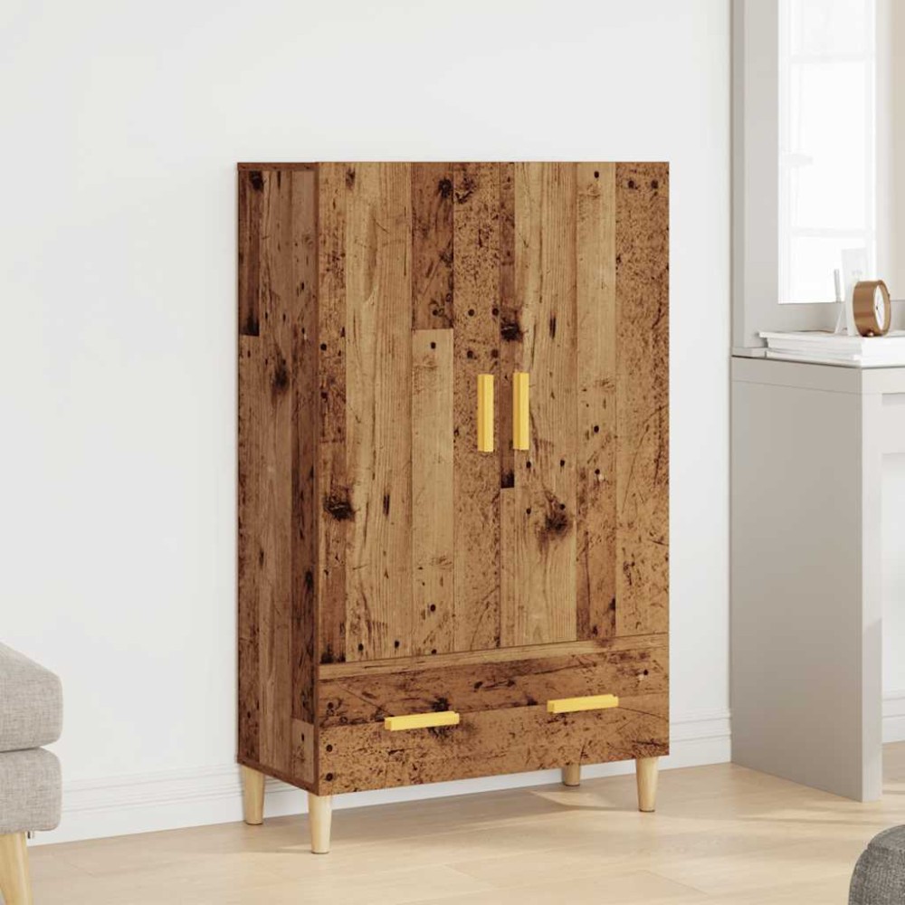 vidaXL Dulap înalt, lemn vechi, 70x31x115 cm, lemn compozit
