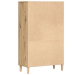 vidaXL Dulap înalt, Stejar artizanal, 70x31x115 cm, lemn compozit