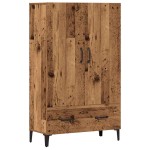 vidaXL Dulap înalt, lemn vechi, 70x31x115 cm, lemn compozit vidaXL Dulap înalt, lemn vechi, 70x31x115 cm, lemn compozit