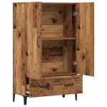 vidaXL Dulap înalt, lemn vechi, 70x31x115 cm, lemn compozit vidaXL Dulap înalt, lemn vechi, 70x31x115 cm, lemn compozit