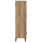 vidaXL Dulap înalt, Stejar artizanal, 70x31x115 cm, lemn compozit