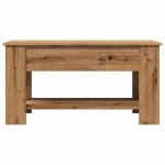 vidaXL Măsuță de cafea, stejar artizanal, 101x49x52 cm, lemn prelucrat