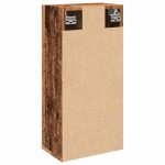 vidaXL Dulap de baie montat pe perete, lemn vechi, 32x20x67 cm