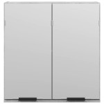 vidaXL Dulap de baie cu oglindă, gri beton, 64x20x66,5 cm, PAL vidaXL Dulap de baie cu oglindă, gri beton, 64x20x66,5 cm, PAL