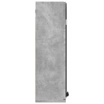 vidaXL Dulap de baie cu oglindă, gri beton, 64x20x66,5 cm, PAL vidaXL Dulap de baie cu oglindă, gri beton, 64x20x66,5 cm, PAL