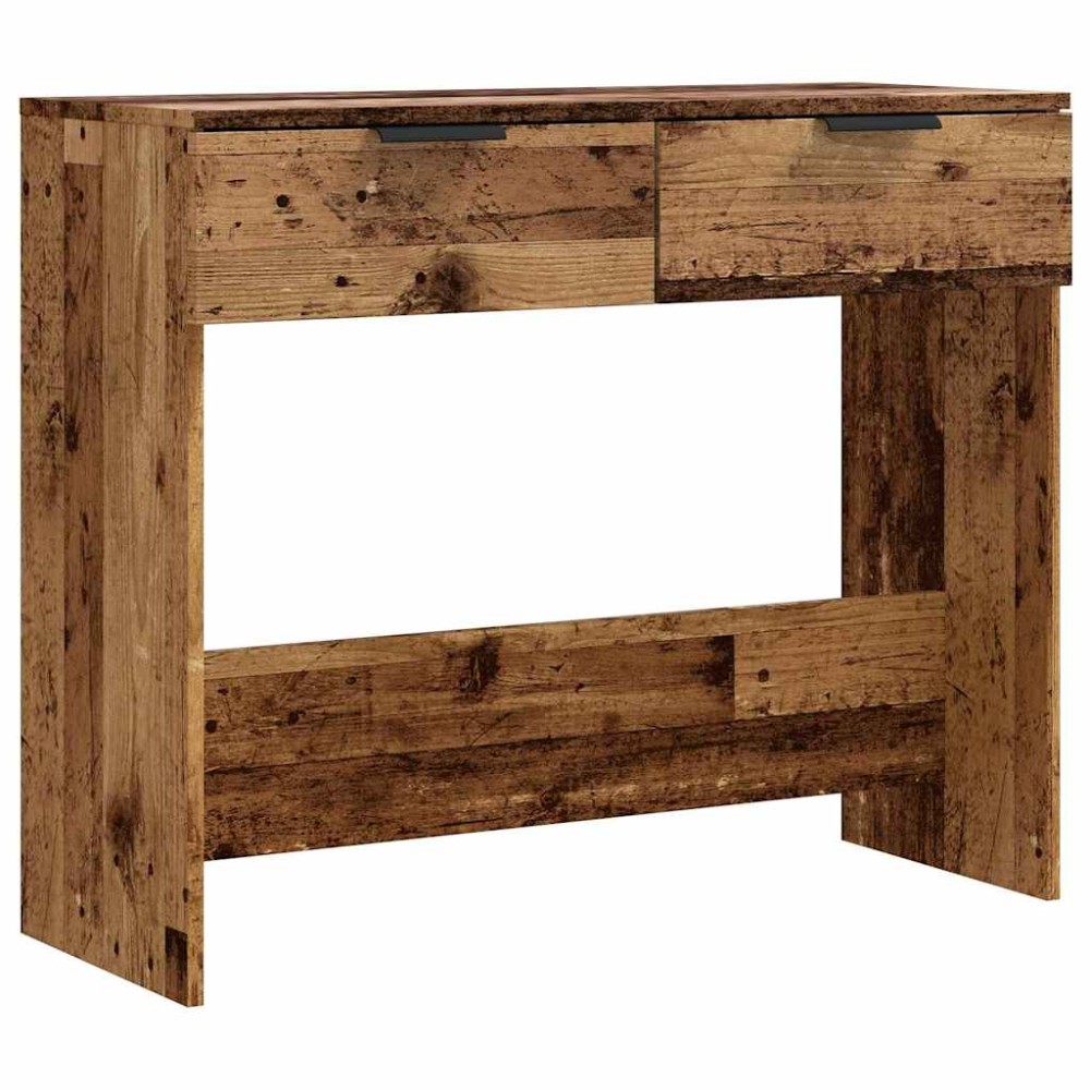vidaXL Masă consolă, lemn vechi,90x36x75 cm, PAL