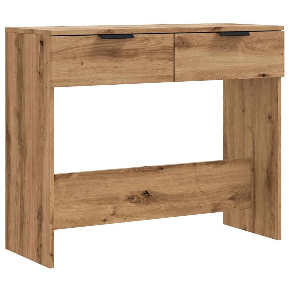 vidaXL Măsuță consolă, stejar artizanal,90x36x75 cm, lemn prelucrat