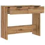 vidaXL Măsuță consolă, stejar artizanal,90x36x75 cm, lemn prelucrat vidaXL Măsuță consolă, stejar artizanal,90x36x75 cm, lemn prelucrat