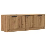 vidaXL Comodă TV,stejar artizanal 102x35x36,5 cm, lemn prelucrat