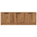 vidaXL Comodă TV,stejar artizanal 102x35x36,5 cm, lemn prelucrat