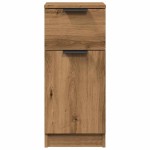 vidaXL Dulapuri, 2 buc., stejar artizanal, 30x30x70 cm, lemn compozit