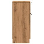 vidaXL Dulapuri, 2 buc., stejar artizanal, 30x30x70 cm, lemn compozit