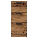 vidaXL Dulapuri, 2 buc., lemn vechi, 30x30x70 cm, lemn prelucrat