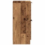 vidaXL Dulapuri, 2 buc., lemn vechi, 30x30x70 cm, lemn prelucrat