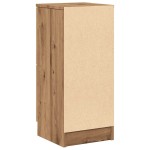 vidaXL Dulapuri, 2 buc., stejar artizanal, 30x30x70 cm, lemn compozit