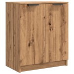 vidaXL Pantofar, stejar artizanal, 59x35x70 cm, lemn prelucrat vidaXL Pantofar, stejar artizanal, 59x35x70 cm, lemn prelucrat