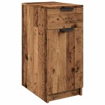vidaXL Dulap de birou, lemn învechit, 33x50x75 cm, lemn prelucrat