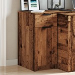 vidaXL Dulap de birou, lemn învechit, 33x50x75 cm, lemn prelucrat