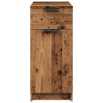 vidaXL Dulap de birou, lemn învechit, 33x50x75 cm, lemn prelucrat