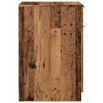 vidaXL Dulap de birou, lemn învechit, 33x50x75 cm, lemn prelucrat