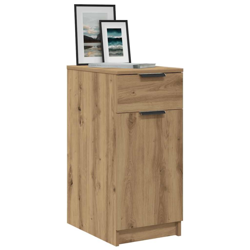vidaXL Dulap de birou, stejar artizanal, 33x50x75 cm lemn prelucrat