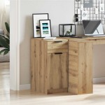 vidaXL Dulap de birou, stejar artizanal, 33x50x75 cm lemn prelucrat vidaXL Dulap de birou, stejar artizanal, 33x50x75 cm lemn prelucrat