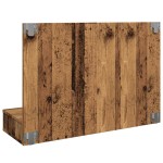 vidaXL Dulap cu oglindă și LED, lemn vechi, 90x31,5x62 cm vidaXL Dulap cu oglindă și LED, lemn vechi, 90x31,5x62 cm