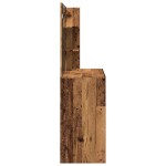vidaXL Masă de toaletă cu oglindă, lemn vechi, 74,5x40x141 cm vidaXL Masă de toaletă cu oglindă, lemn vechi, 74,5x40x141 cm