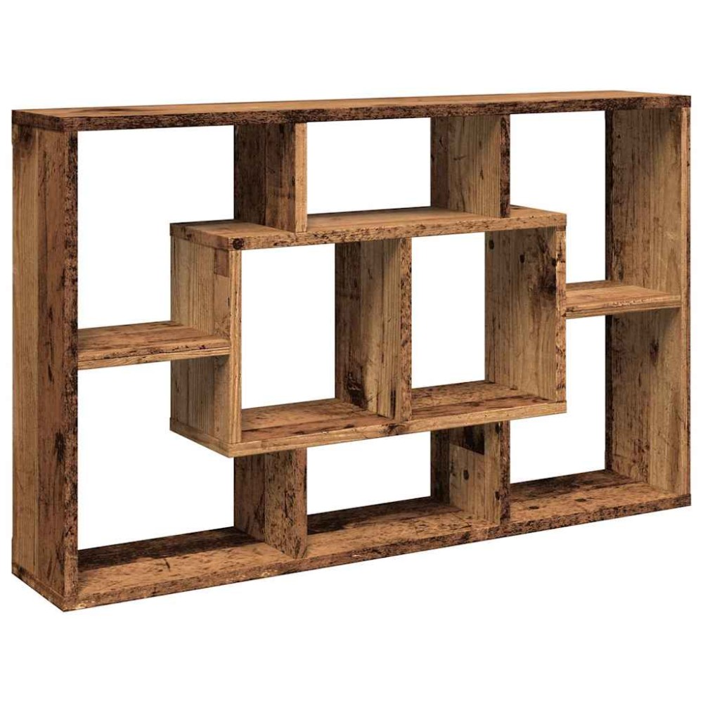 vidaXL Raft de perete din lemn vechi 85x16x52,5 cm din lemn prelucrat