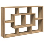 vidaXL Raft de perete, stejar artizanal, 85x16x52,5 cm, lemn prelucrat