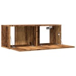 vidaXL Comodă TV de perete, 2 buc. lemn vechi, 80x30x30 cm