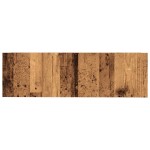vidaXL Comodă TV de perete, 2 buc. lemn vechi, 100x30x30 cm