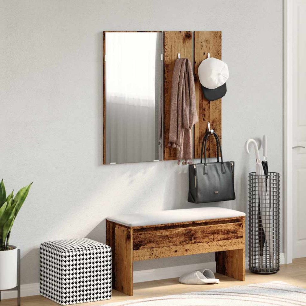 vidaXL Set de mobilier pentru hol Lemn vechi din lemn prelucrat