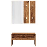 vidaXL Set de mobilier pentru hol Lemn vechi din lemn prelucrat