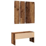 vidaXL Set de mobilier pentru hol Lemn vechi din lemn prelucrat