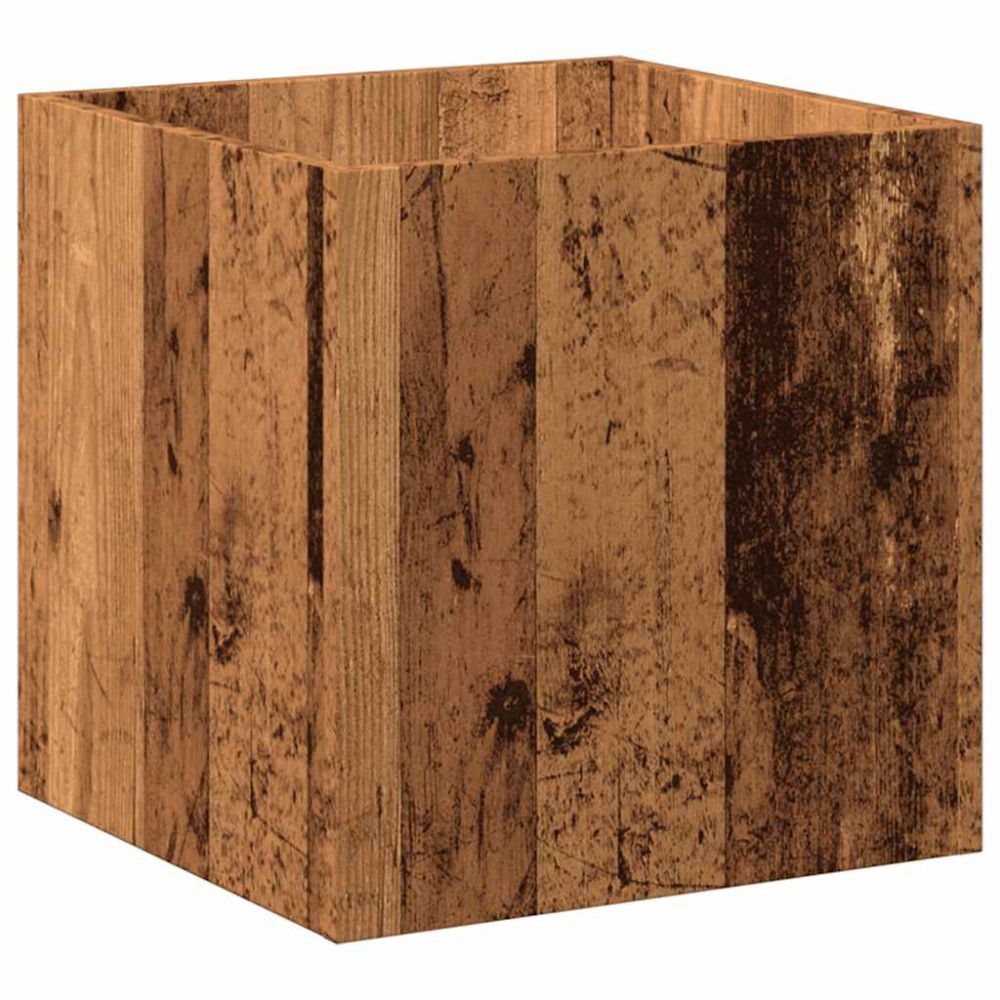 vidaXL Cutie de jardiniera din lemn vechi 40x40x40 cm lemn prelucrat