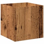 vidaXL Cutie de jardiniera din lemn vechi 40x40x40 cm lemn prelucrat
