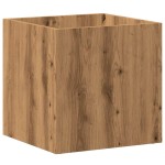vidaXL Cutie de jardiniera Stejar Artizanal 40x40x40 cm Lemn prelucrat