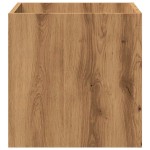 vidaXL Cutie de jardiniera Stejar Artizanal 40x40x40 cm Lemn prelucrat