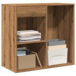 vidaXL Dulap de cosmetice Artisan Stejar 80x40x75 cm Lemn prelucrat vidaXL Dulap de cosmetice Artisan Stejar 80x40x75 cm Lemn prelucrat