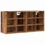 vidaXL Dulapuri de pantofi 2 buc Lemn vechi 52x30x50 cm vidaXL Dulapuri de pantofi 2 buc Lemn vechi 52x30x50 cm