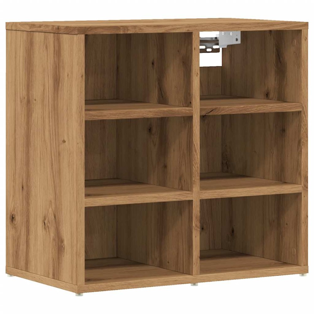 vidaXL Dulap Pantofi Stejar Artizanal 52x30x50 cm