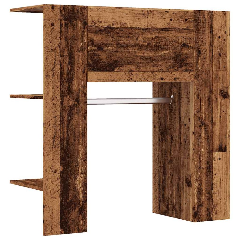 vidaXL Dulap pentru hol Lemn vechi 97,5x37x99 cm Lemn prelucrat