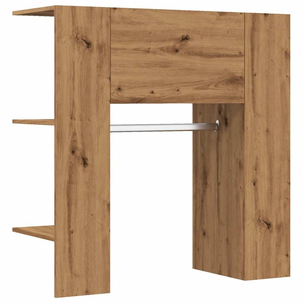 vidaXL Dulap pentru hol Stejar Artizanal 97,5x37x99 cm Lemn prelucrat