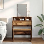 vidaXL Taburet de toaletă din lemn vechi 70x35x45 cm lemn prelucrat vidaXL Taburet de toaletă din lemn vechi 70x35x45 cm lemn prelucrat