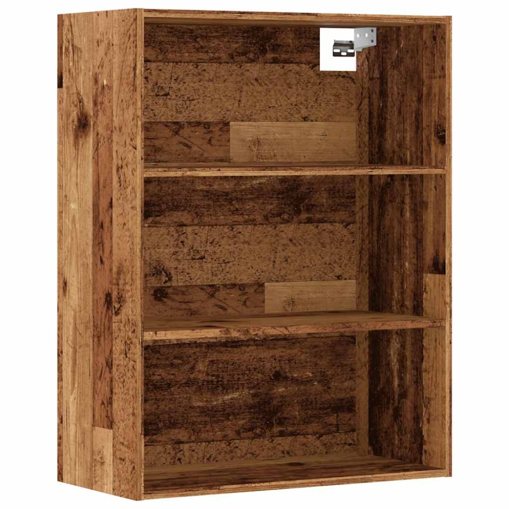vidaXL Dulap de perete suspendat, lemn vechi, 69,5x32,5x90 cm